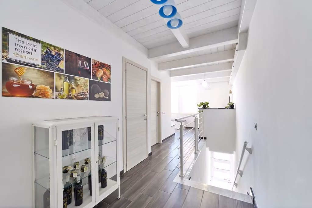 Cucina con angolo cottura di un appartamento Best Vasto